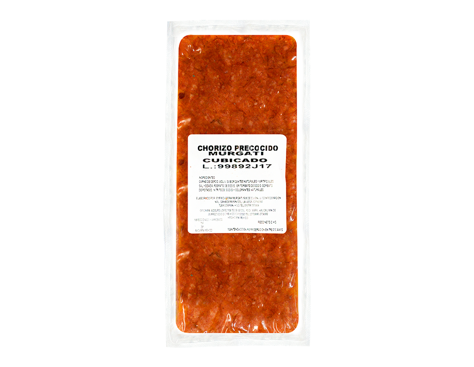Murgati | Chorizo cubicado pre-cocido Paquete 2.0 kg cubicado MG2103