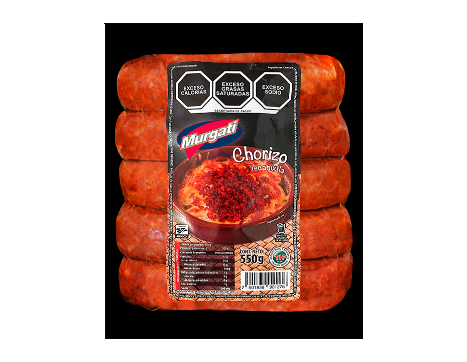 Murgati | Chorizo yecapixtla Paquete 550 gr (5 piezas) MG3107