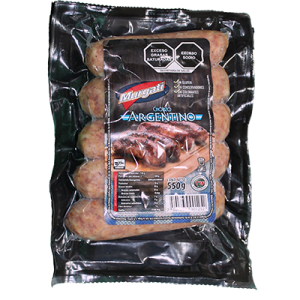 Murgati | Chorizo argentino. Presentación: Paquete 550 gr (5 piezas).