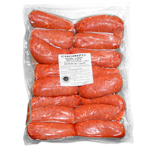 Don Tino | Chorizo. Presentación: Paquete 2.2 kg (granel).